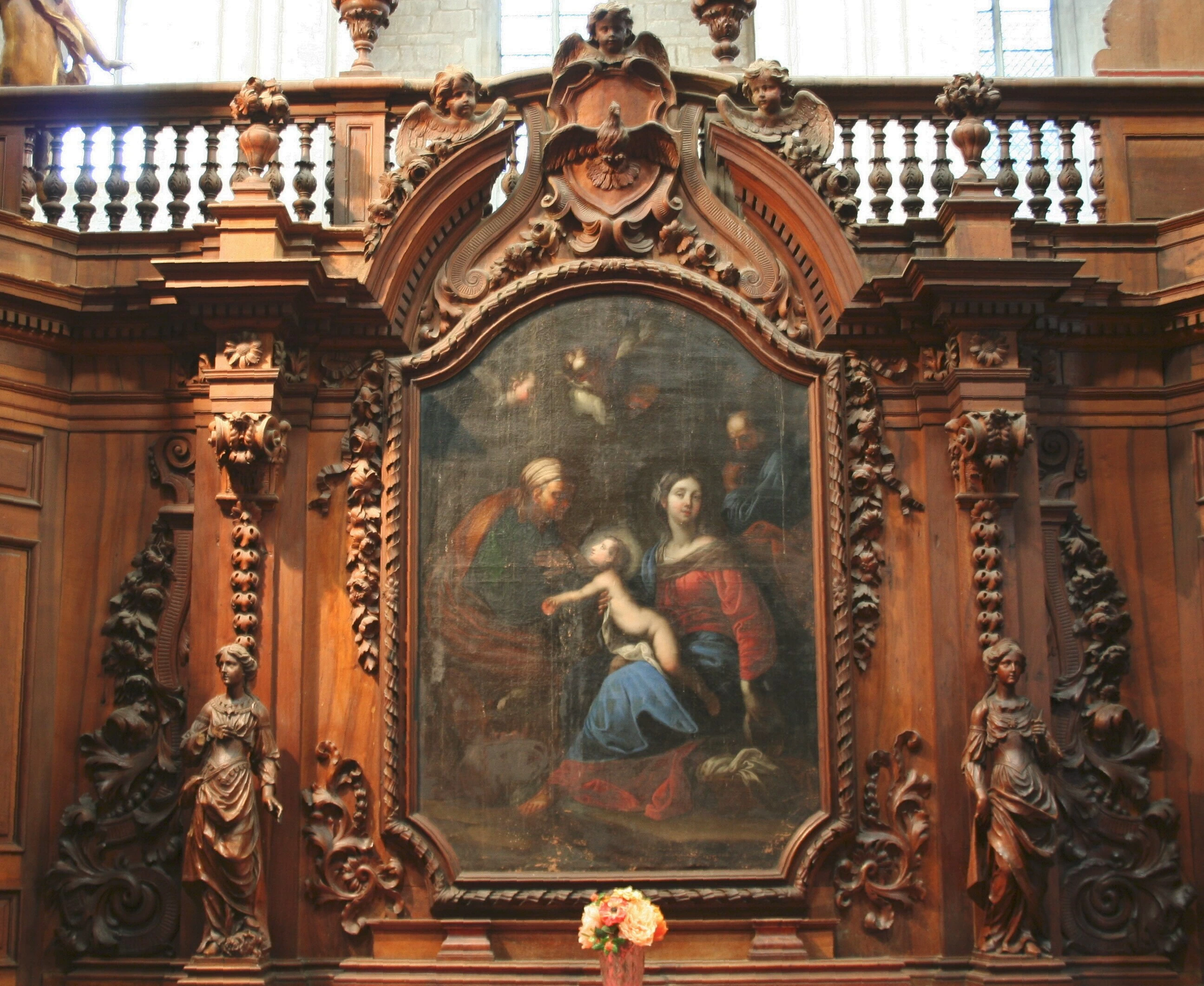 La Vergine Maria, San Giuseppe e Sant'Anna - Basilica di Saint, Maximin